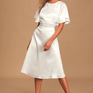 Lulus white dress
